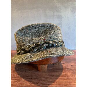 Stetson Tweed Multicolor Vintage Fedora Hat 6 7/8